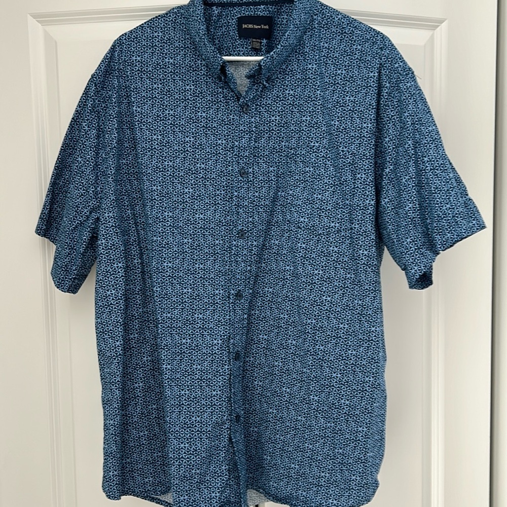 Jachs New York men’s casual short sleeve button down shirt